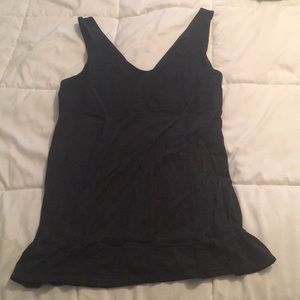 Lulu Lemon Black Athletic Tank Top